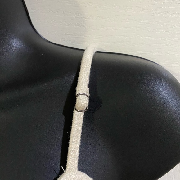 Vocal Triple Tier Fringe Adjustable Strap Faux Suede Camisole Studded Neckline - Picture 2 of 12